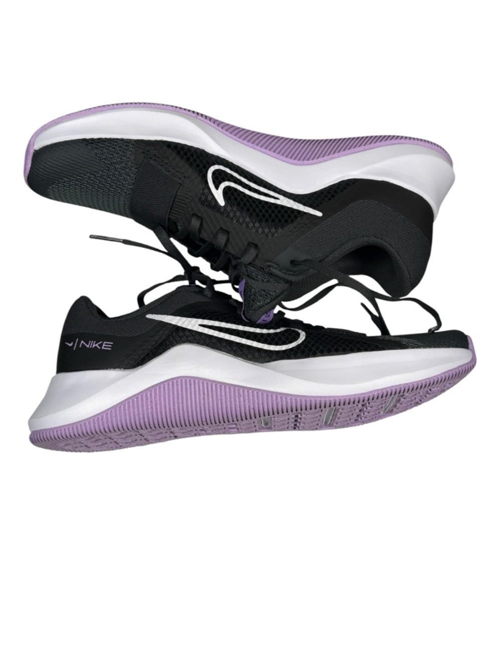 NWOTOB Nike MC Trainer 2 Black Viotech Purple Training Shoes Size 8 - Picture 9 of 9
